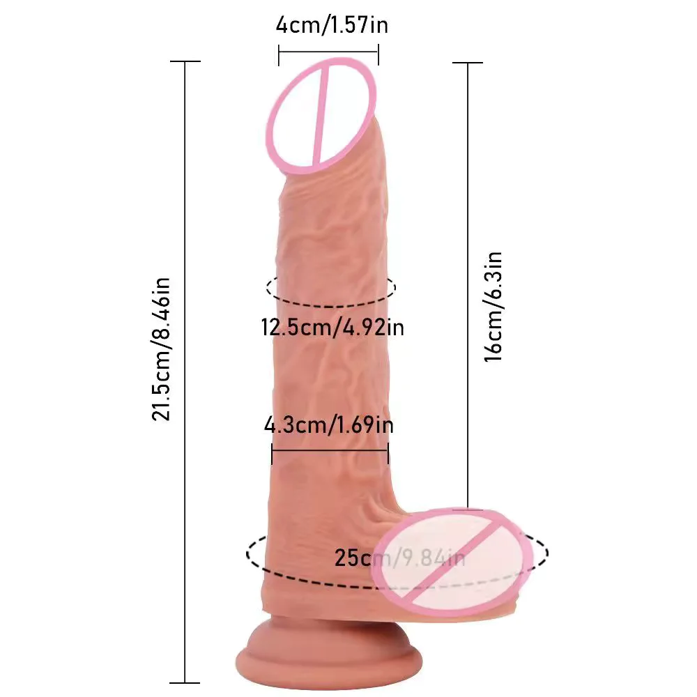 Реалистичная насадка с регулируемой упряжью (strap-on)
