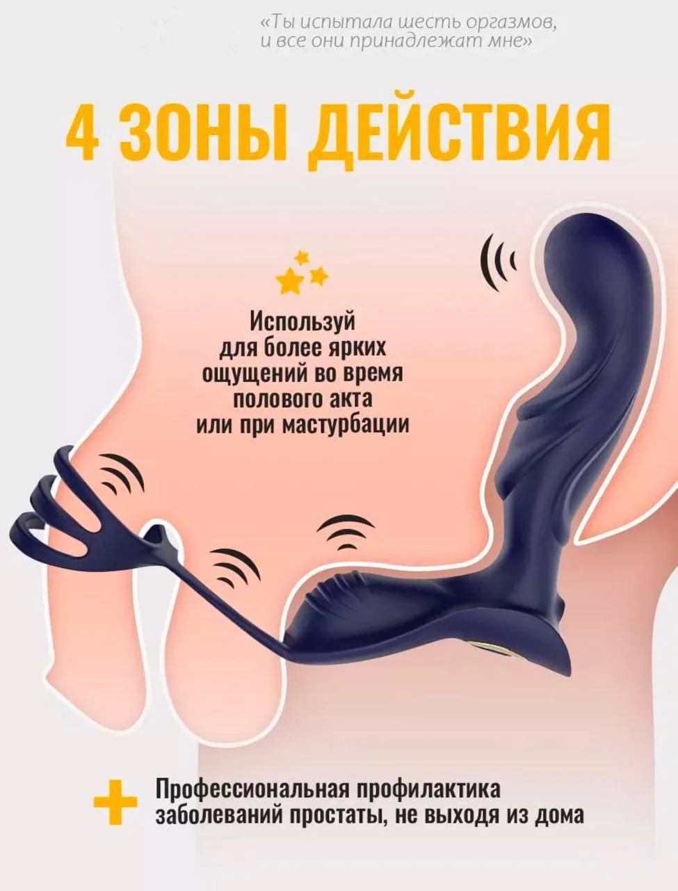 Винтажный Массажёр С Четырьмя Зонами