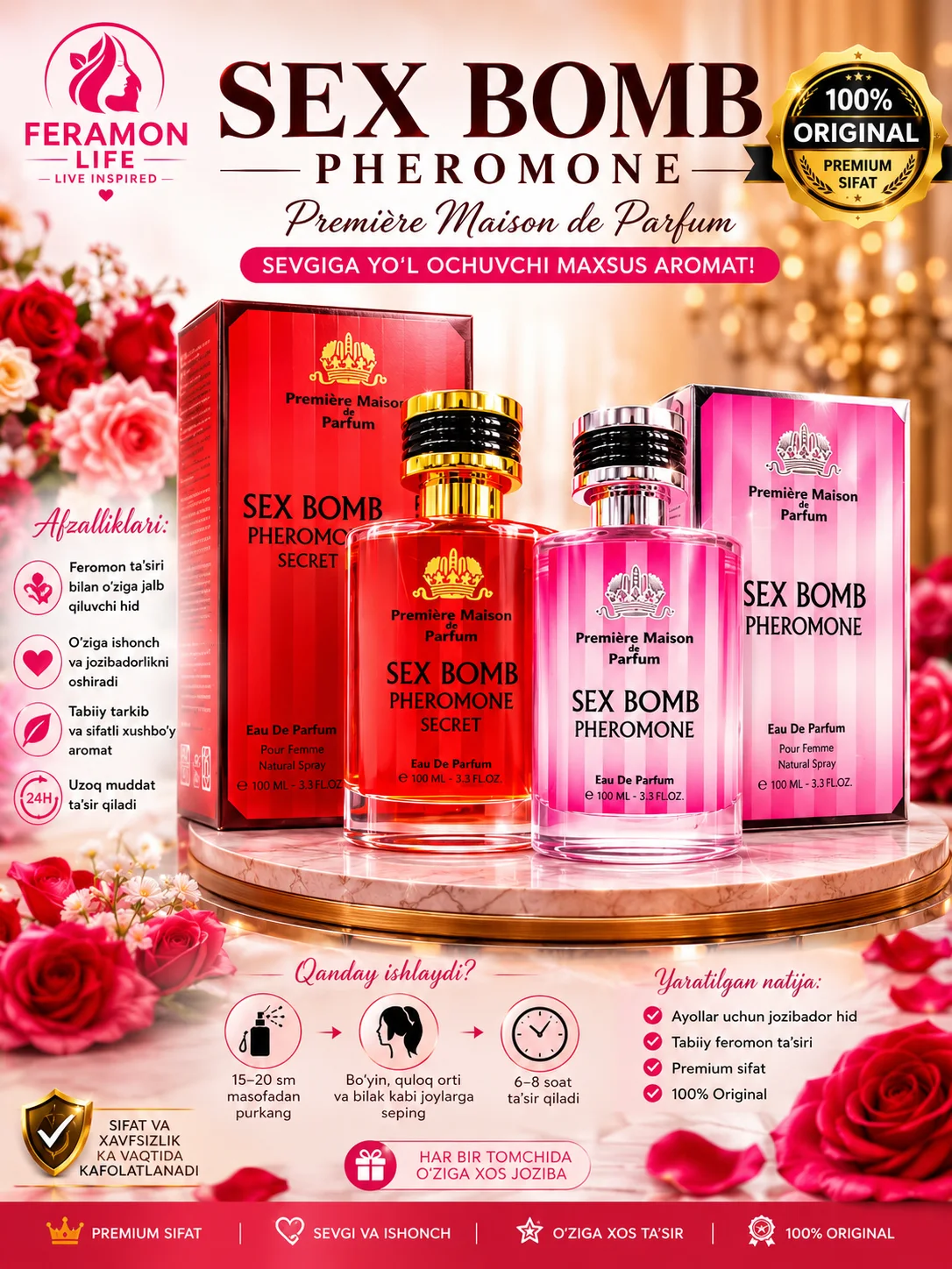 Sex Bomb Pheromone Parfyum